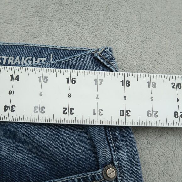 Ring of Fire Jeans Men Fits 35x29 (Size 36x30) Blue Slim Straight Denim - Picture 4 of 16